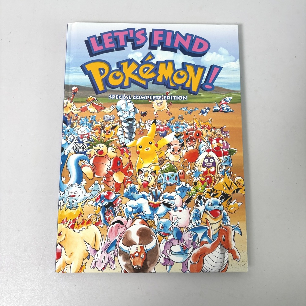 Let's Find Pokemon Book Special Complete Edition Hardcover VIZ Media
